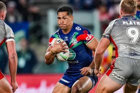 Roger Tuivasa-Sheck in NRL action for New Zealand Warriors against Dolphins a month ago. Picture by Marty Melville/PhotoSport NZ/SWpix.com.