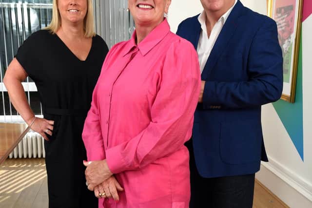 Photo shows: Jo Waddington, Tina Catling and Mark Davies (l-r) ThinkOTB