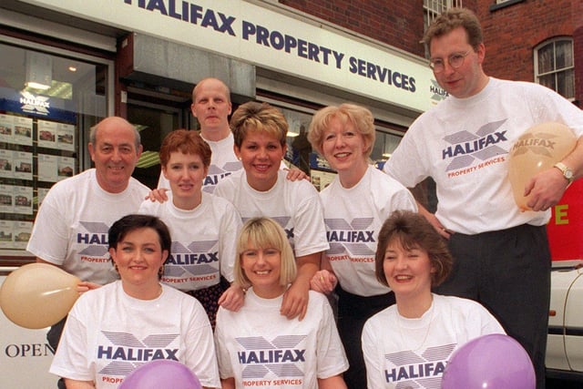 April 1997 and staff members at Halifax Property Services in Crossgates were preparing for a sponsored walk to raise money for charity money.
