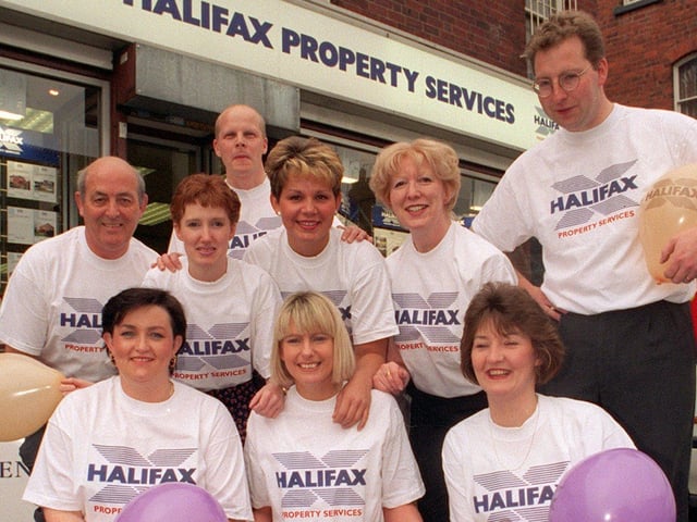 April 1997 and staff members at Halifax Property Services in Crossgates were preparing for a sponsored walk to raise money for charity money.