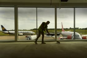 The new terminal at Leeds Bradford Airport.Picture taken by Yorkshire Post Photographer Simon Hulme 16th June 2025