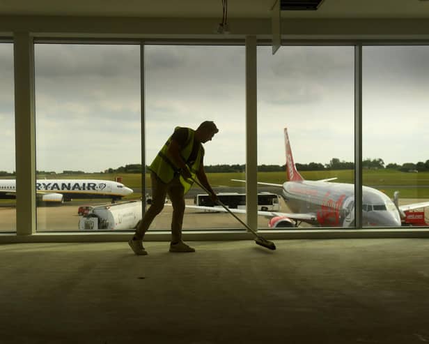 The new terminal at Leeds Bradford Airport.Picture taken by Yorkshire Post Photographer Simon Hulme 16th June 2025