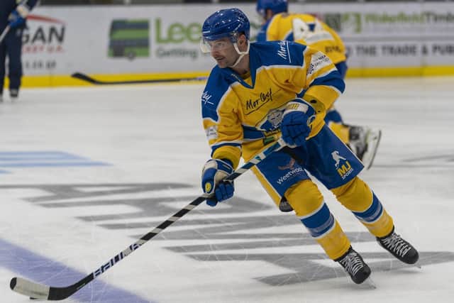 MISSING IN ACTION: Leeds Knights' experienced D-man Sam Zajac remains sidelined with a lower body injury and isn't expected to return until the new year.  Picture courtesy of Oliver Portamento