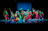 Stagecoach Leeds Morley students on stage at The Victoria Theatre