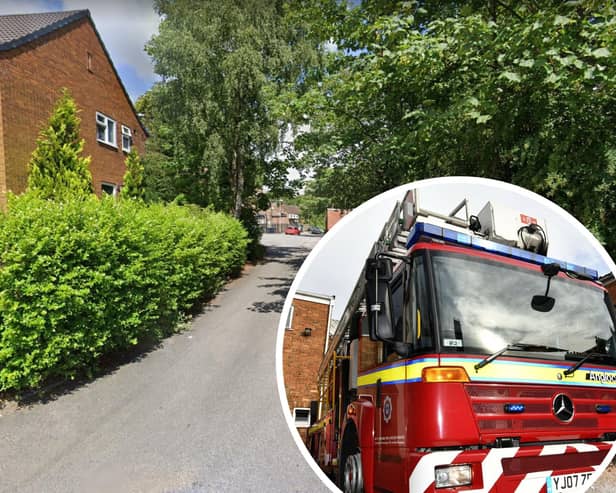 Firefighters were called to the blaze in Lingfield Garth. Picture: Google.