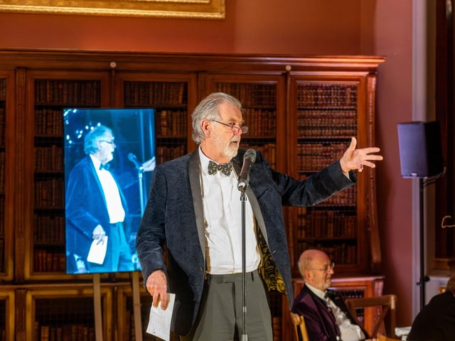 Former England cricketer Geoff Miller OBE gave a powerful speech sharing his experience with prostate cancer