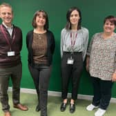 Prof. Rob Copeland, Director of AWRC, Dr Eirini Kyriakoulakou, Fellow and Claire Woodward