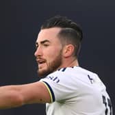 LEEDS, ENGLAND - JANUARY 22: Leeds player Jack Harrison makes a point during the Premier League match between Leeds United and Brentford FC at Elland Road on January 22, 2023 in Leeds, England. (Photo by Stu Forster/Getty Images)