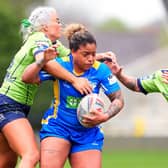 Leeds Rhinos' Kaiya Glynn, seen in action against Warrington Wolves, is in Scotland's squad to face Jamaica in Featherstone on Sunday. Picture by Olly Hassell/SWpix.com.