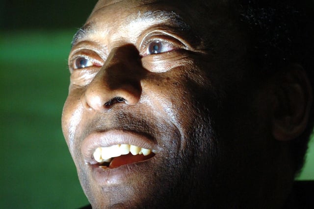 Pelé played in Yorkshire twice during his illustrious career. Both times was against Sheffield Wednesday for his club Santos. He first strode out at Hillsborough in front of 49,058 fans on October 22, 1962. Santos won 4-2. He scored from the penalty spot having had turned 22 just days earlier. The second time was on February 23, 1972. Santos won 2-0.