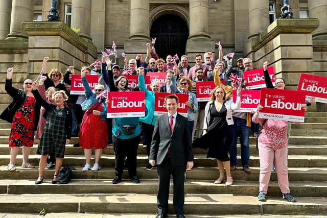 Mark Sewards, a teacher and councillor, won in a vote of party members to become the Labour candidate for the new Leeds South West and Morley seat. Photo: Mark Sewards/Twitter.