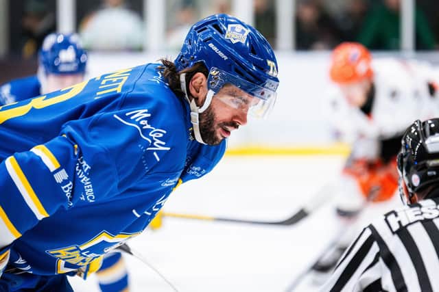 LEADING FIGURE: Leeds Knights' veteran forward, Matt Bissonnette. Picture: Kev Bland/Knights Media.