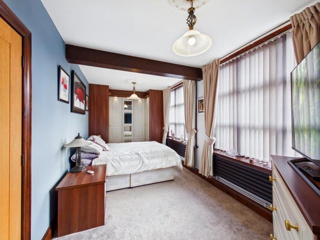 The property boasts six bedrooms, three of which have their own bathroom.