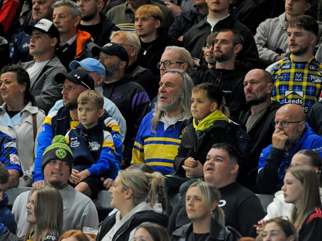 Fan in AMT Headingley's South Stand.