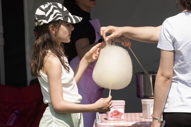 The festival offers plenty to keep kids entertained, including a party workshop, circus, treasure hunt and bouncy castle
