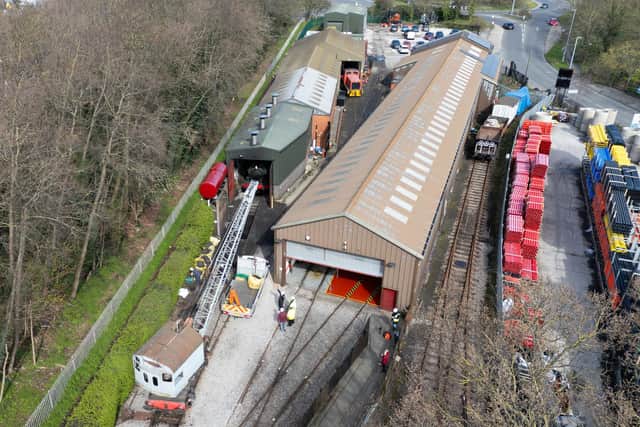 Yorkshire’s historic canals and railways – both dating back to the Industrial Revolution – are working in partnership to continue a centuries-old canal maintenance practice known as ‘ashing up’. Credit: Canal & River Trust