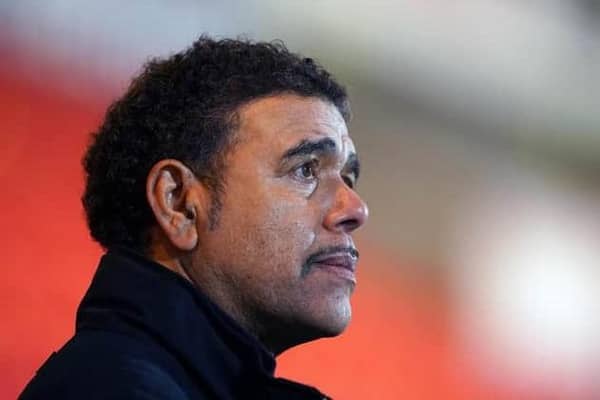 Chris Kamara has been open about his diagnosis with apraxia of speech (AOS), a condition which makes it difficult to pronounce words correctly and consistently. Photo: Zac Goodwin/PA Wire