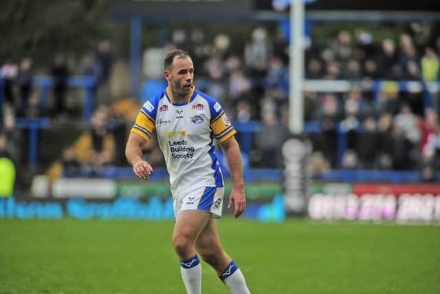 Australian Matt Frawley made his first appearance for Rhinos in their Boxing Day win against Wakefield. Picture by Steve Riding.