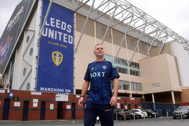 Leeds United super fan Paul Smith is heading back to New Zealand after having a "dream" visit to Leeds. Photo: Yorkshire Evening Post/Simon Hulme