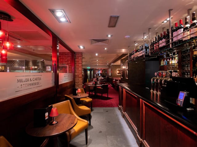 The bar area has been completely transformed, giving diners the perfect spot to have a drink while they wait for their table to be ready.