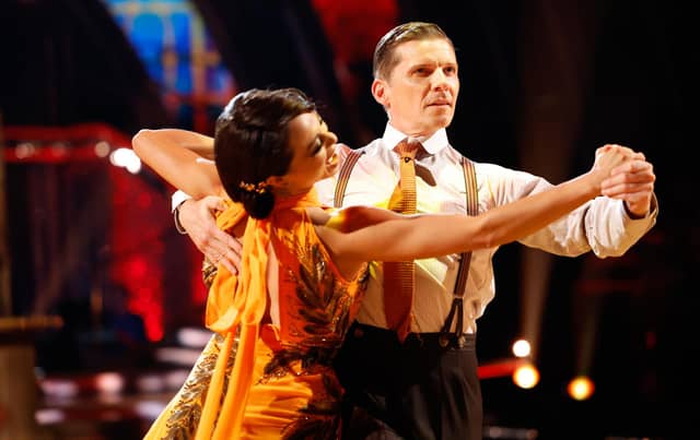 Nigel Harman and Katya Jones performing earlier in this year's Strictly series Picture: BBC/Guy Levy