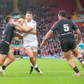 Leeds Rhinos' Jake Connor played for England against New Zealand in 2018, but is expected to miss out on Ashes selection despite his Man of Steel honour. Picture by Allan McKenzie/SWpix.com.