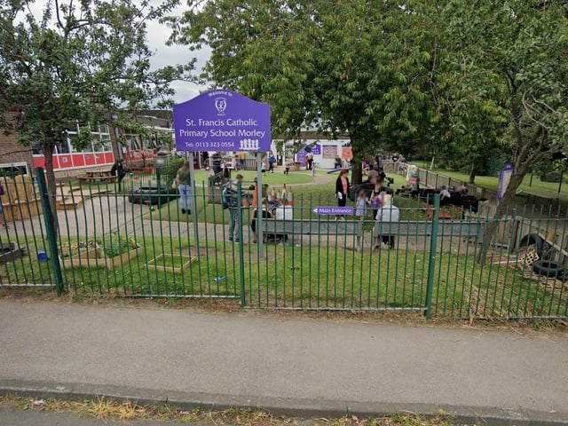 Based in Morley, on Highcliffe Road, the primary school is ranked 469th in the country, the guide said. It has 231 pupils.