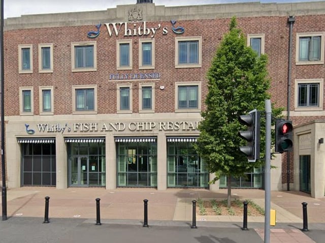 Whitby's Fish & Chip Restaurant, The Old Fire Station, Leicester Avenue, Doncaster, DN2 6DR. Rating: 4.5/5 (based on 2,485 Google Reviews). "Great friendly service and the food was quick to come. Fish and chips was tasty - not greasy at all. Lovely peas and gravy sides too."