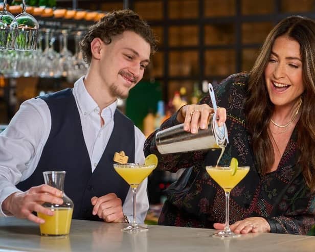 You could be 'mixing' with Lisa Snowdon in this gintastic competition