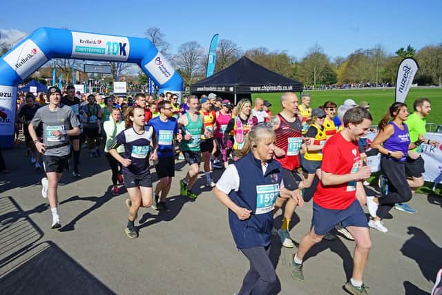 Photo by Brian Eyre from the Redbrik Foundation Chesterfield 10K 2024