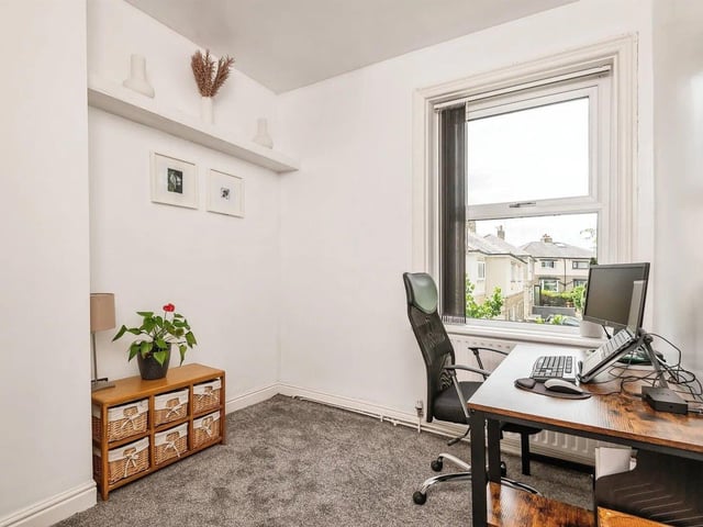The second bedroom also has built-in wardrobes that help to maximise storage space.