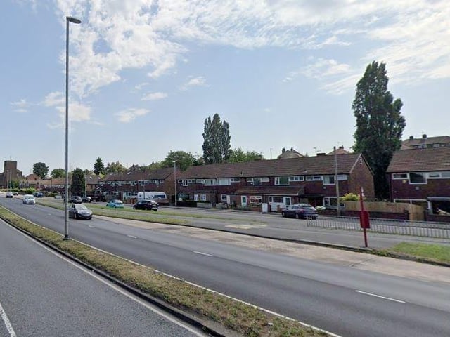 Stanningley Road, Bramley between Henconner Lane and Back Christ Church View.