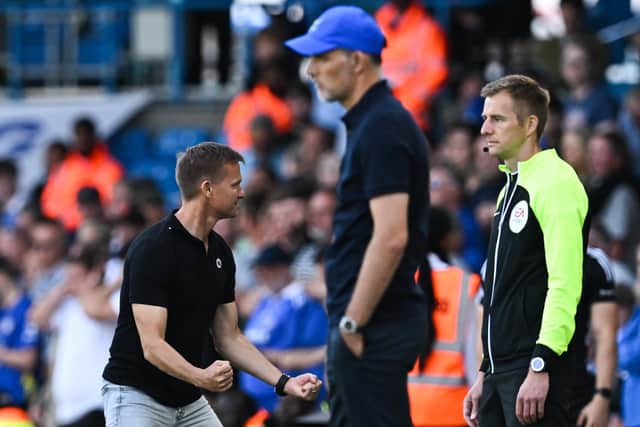 CONTRADICTING VIEWS - Jesse Marsch said Leeds United were the better side against Chelsea, whose boss Thomas Tuchel saw the result as more to do with the fault of his side than the Whites' performance. Pic: Getty