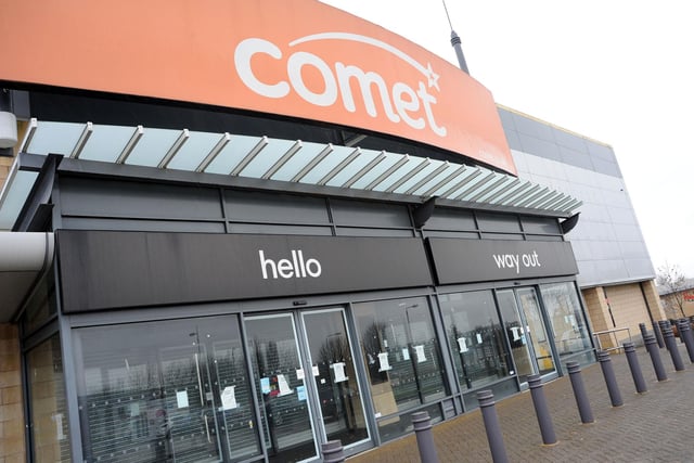 The electrical superstore chain Comet closed its doors for the final time in December, 2012.