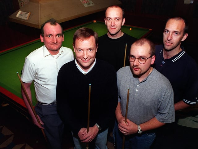 South Leeds Conservative Club A-team pictured in November 1998. From left are Philip Baldwin, Tony Biggart, Andy Hatfield, Dave Lucas and Damian Hatfield.