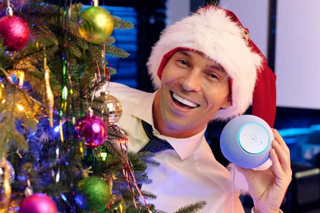 TV personality Joey Essex stars in a new festive film from Amazon UK, showcasing how simple it is to light up your home for Christmas using Alexa.
