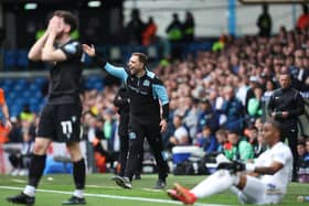 SUCCESS: For Blackburn Rovers and boss John Eustace, above, against Leeds United at Elland Road. Photo by Ed Sykes/Getty Images.
