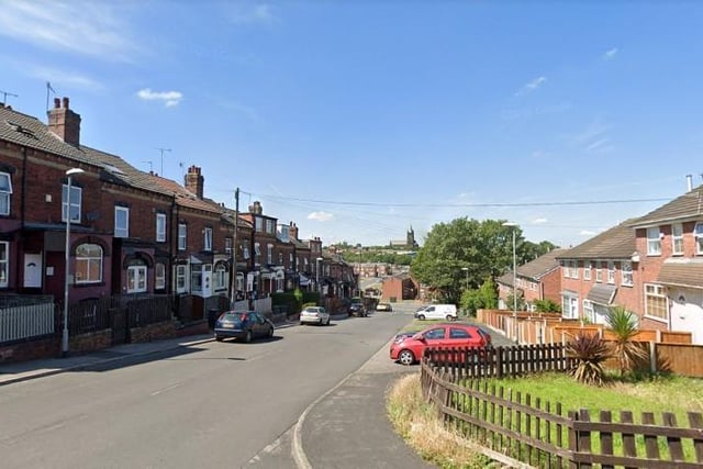 Highfield Crescent, Old Lane, the Roseneaths and Gilpins in Wortley recorded 77 ASB crimes between June 2022 and May 2023
