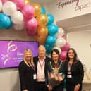 Bryn Evans, Jill Evans & Allison Taylor from Home Instead with The Lord Mayor of Sheffield, Jayne Dunn