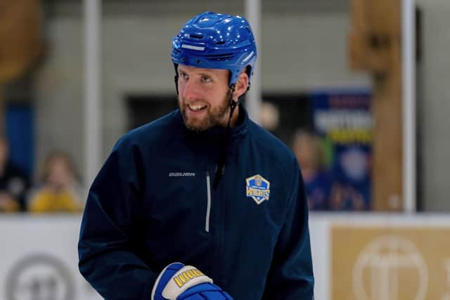 FREE HIT: Leeds Knights 2 head coach, Davey Lawrence. Picture: Olivier Portamento.