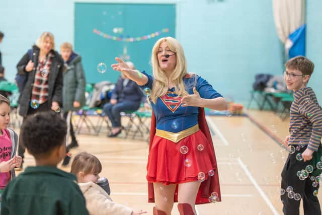 Children at SNAPS enjoying the entertainment at last year's SNAPS Super Stars Awards.