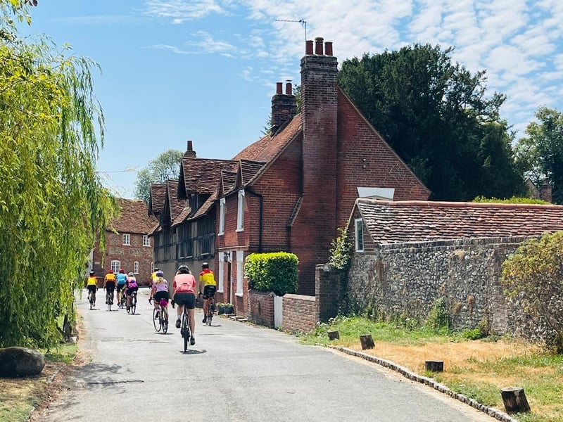 The route took the riders through beautiful Buckinghamshire.