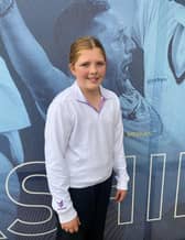 14-year-old Violet Merritt has joined Maiden Cricket as an ambassador