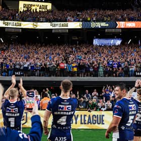 Leeds Rhinos' win against Hull KR in Las Vegas was a 2026 highlight. Picture by Alex Whitehead/SWpix.com.