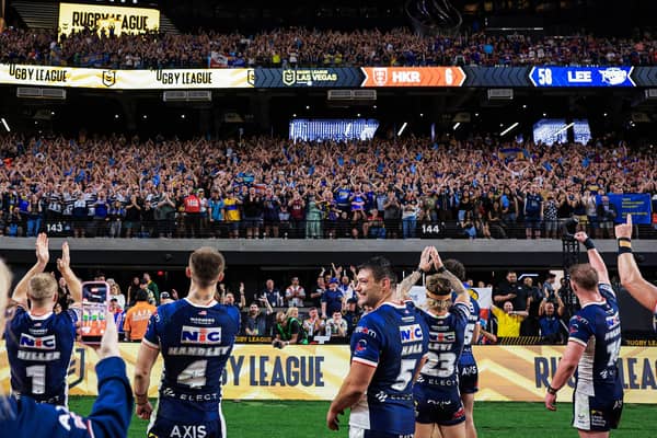 Leeds Rhinos' win against Hull KR in Las Vegas was a 2026 highlight. Picture by Alex Whitehead/SWpix.com.