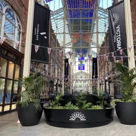 The magnificent Victoria Quarter.