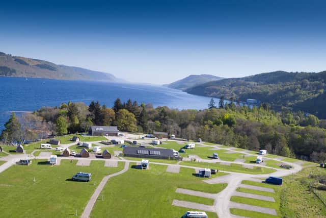 Loch Ness Shore club site (photo: The Camping and Caravaning Club)