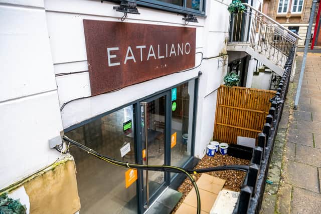 Eataliano, in Britannia Street, Leeds, has been put on the market with agency Blacks Business Brokers. Photo: James Hardisty.