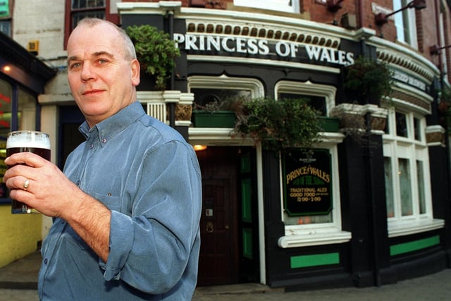 Landlord Paul Clarkson changed his city centre pub's name from Prince to Princess of Wales after the death of Diana.