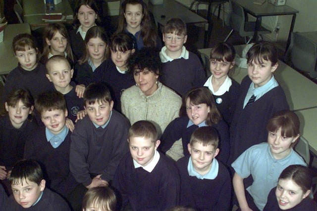 Do you remember Miss Graham?  She is pictured with her Year 6 class at Middleton St Mary's Primary in March 1999.